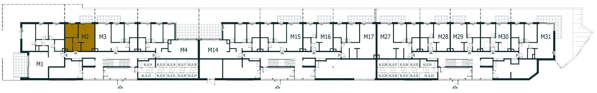 Location the flat on the floor.