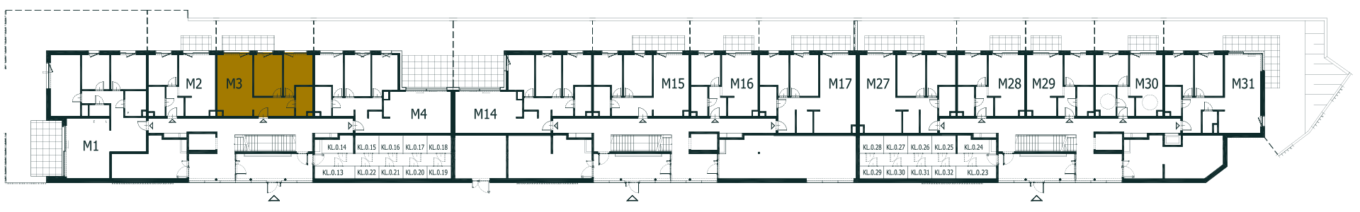 Location the flat on the floor.